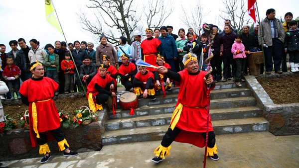 巫傩祭祀仪式：仡佬族地戏