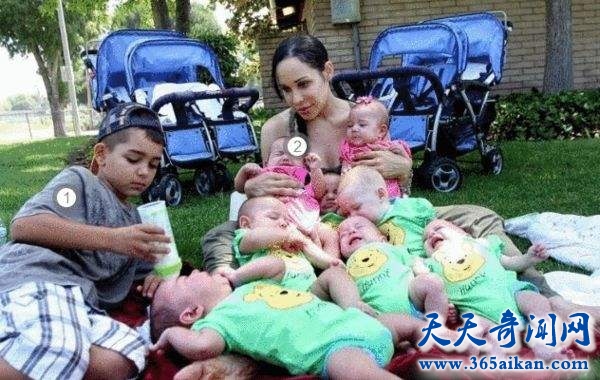 细数关于母亲的六大世界记录，女子怀孕生下八胞胎！