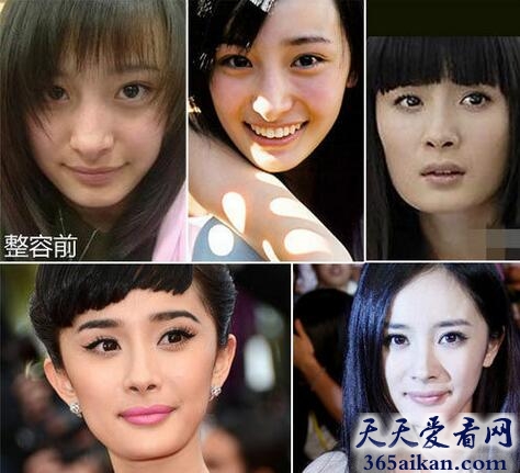 盘点中国女明星整容前后对比是怎么样的？