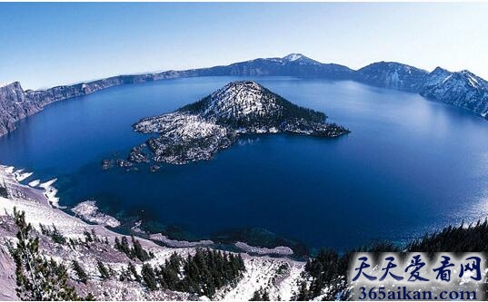 美国最深的湖泊——火山口湖